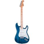 Guitarra SX SST Ash TBU | Strato | SSS | Trans Blue