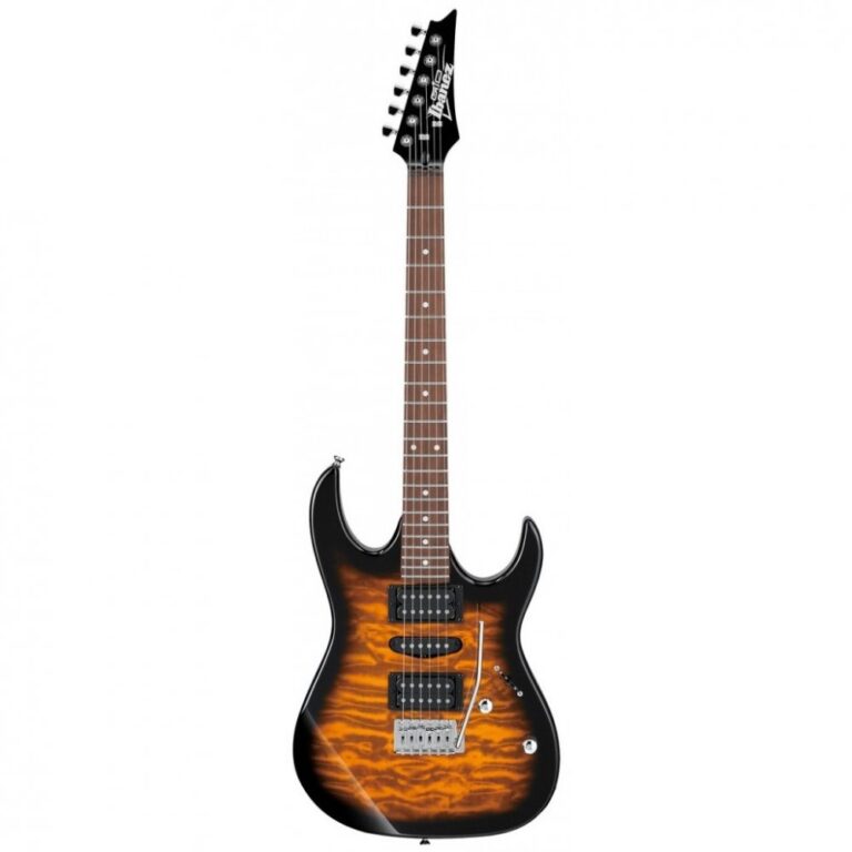 Guitarra Ibanez GRX70QA SB | HSH | Sunburst