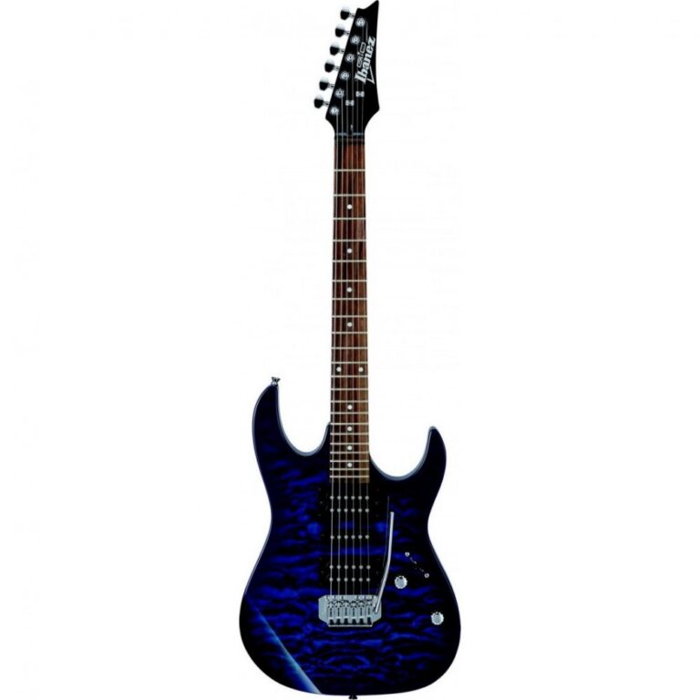 Guitarra Ibanez GRX70QA TBB | HSH | Transparent Blue Burst