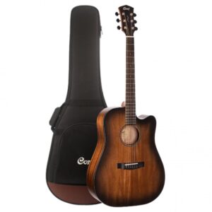 Violão Cort Core-DC Mahogany OPBB | All Solid | Black Burst