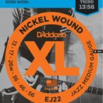 D'Addario EJ22 | Jazz Medium Gauge | Guitarra | 013-056