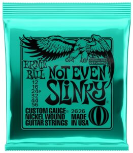 Encordoamento Ernie Ball Not Even Slinky | Guitarra | 012