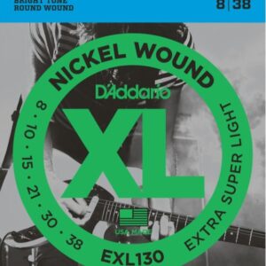 Encordoamento D'Addario EXL130 | Guitarra | 008-038