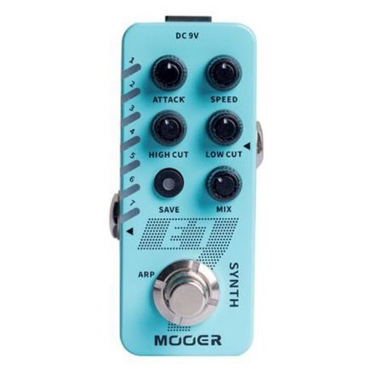 Pedal Mooer E7 Synth | M702 | Sintetizador Polifônico | Para Guitarra