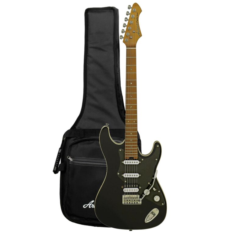 Guitarra Aria Pro 2 714-DG BK Fullerton | Strato | Black