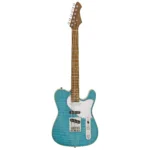 Guitarra Aria Pro 2 615-MK2 TQBL | Tele | SSS | Turquoise Blue