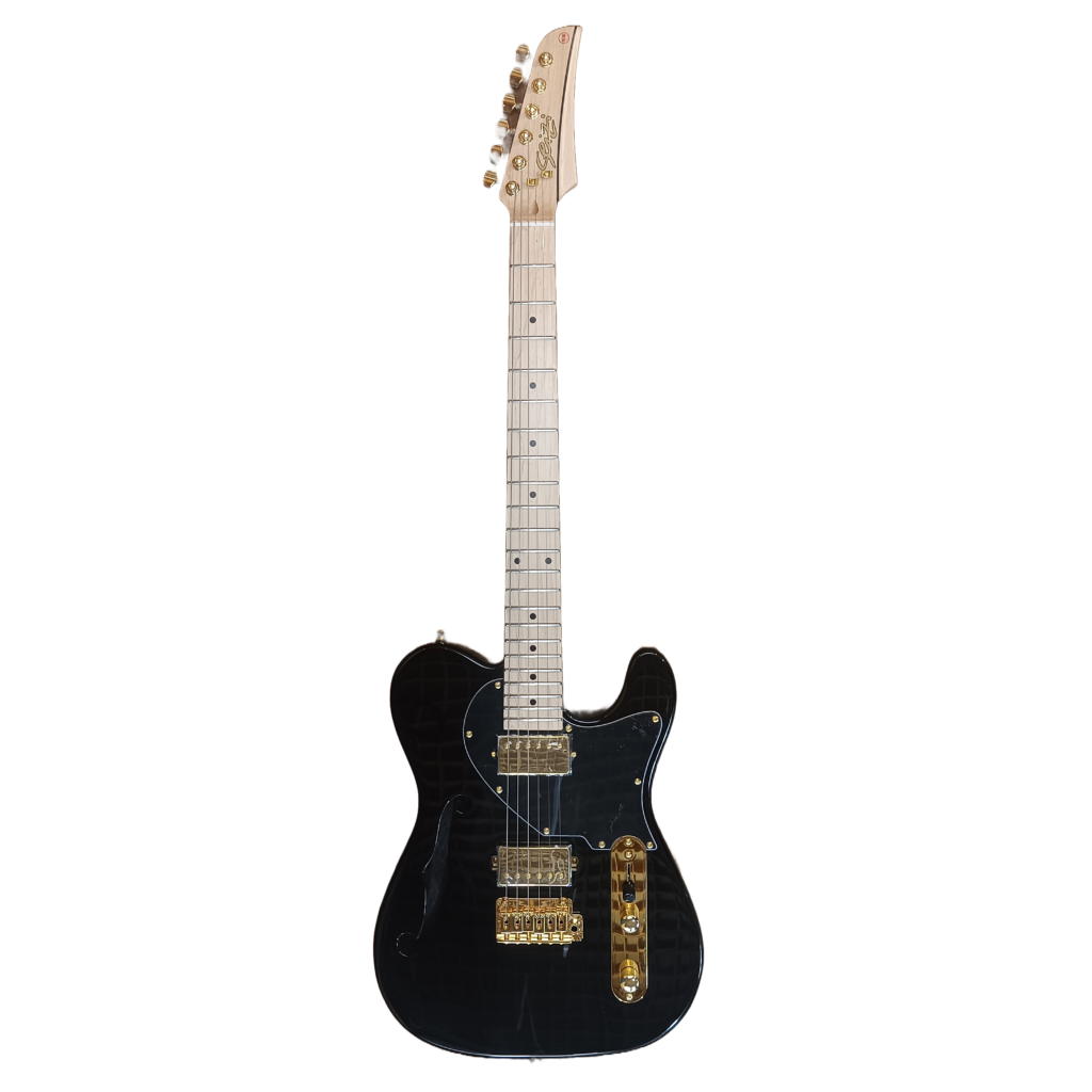 その他 Robby Guitarra Seizi Katana Kabuki HH LTD Black Gold