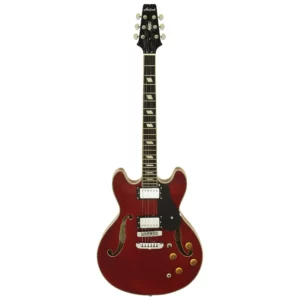Guitarra Aria Pro 2 TA-CLASSIC WR | Semi Hollow | Wine Red