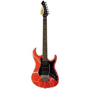Guitarra Tagima JA-1 Modern Juninho Afram | Red White Crack