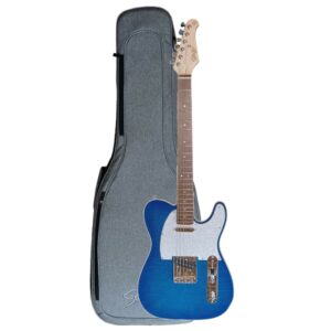 Guitarra Seizi Vintage Saitama Plus Flamed Blue | TL | Bag