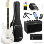 Kit Guitarra Donner DST-152 WH | MiniAmp + Acess | White