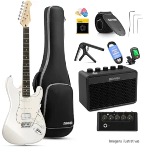 Kit Guitarra Donner DST-152 WH | MiniAmp + Acess | White