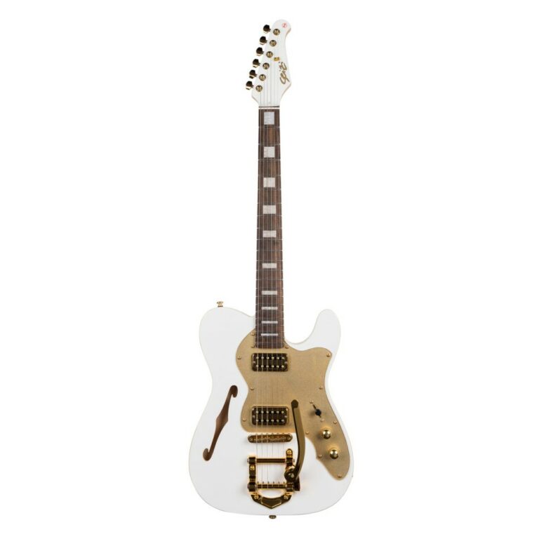 Guitarra Seizi Vintage Origami Juliana Vieira | White Gold