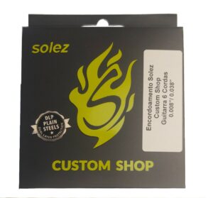 Cordas Solez Custom Shop 08 | Guitarra 6 Cordas | 008–038