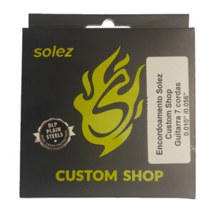 Cordas Solez Custom Shop 010 | Guitarra 7 Cordas | 010 – 056