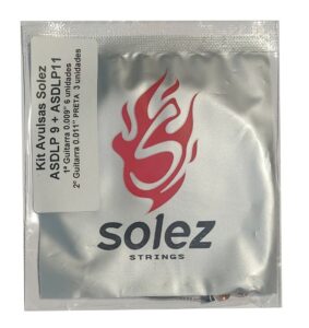 Kit Cordas Avulsas Solez ASDLP9+ASDLP11 | 009(Mi) + 011(Si)