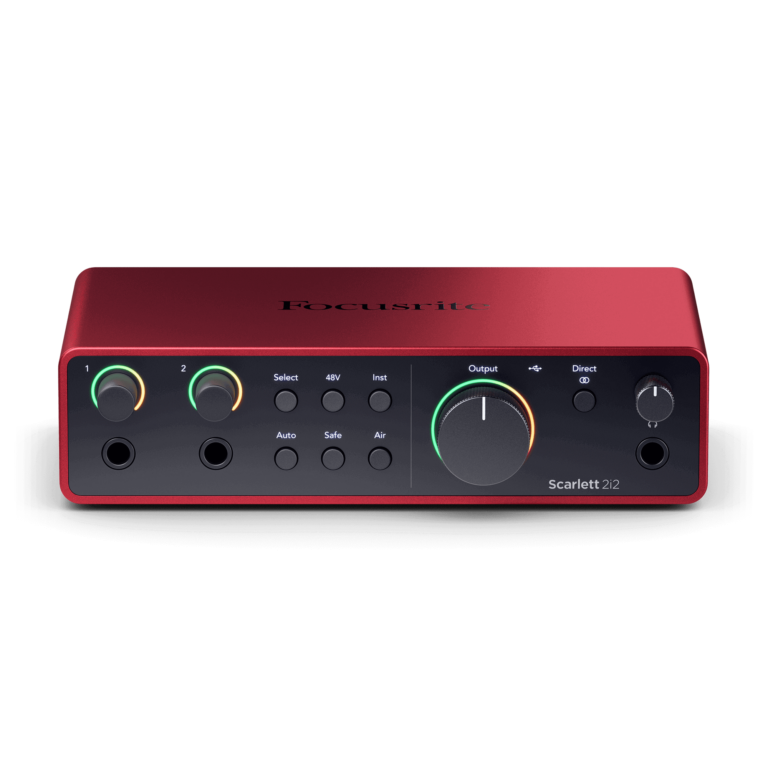 Interface Focusrite Scarlett 2i2 (4TH GEN) | 2 In x 2 Out