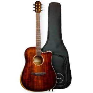 Violão Benson EXD900CE KB N | Fishman | Bag | Koa Burst