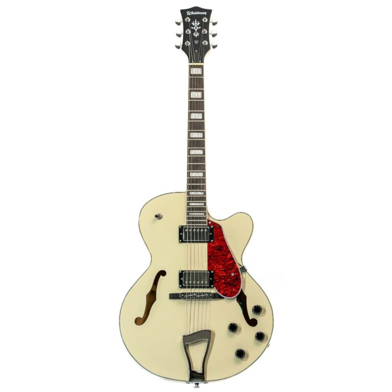 Guitarra Waldman GHJ220 CP | Full Hollow | Creme