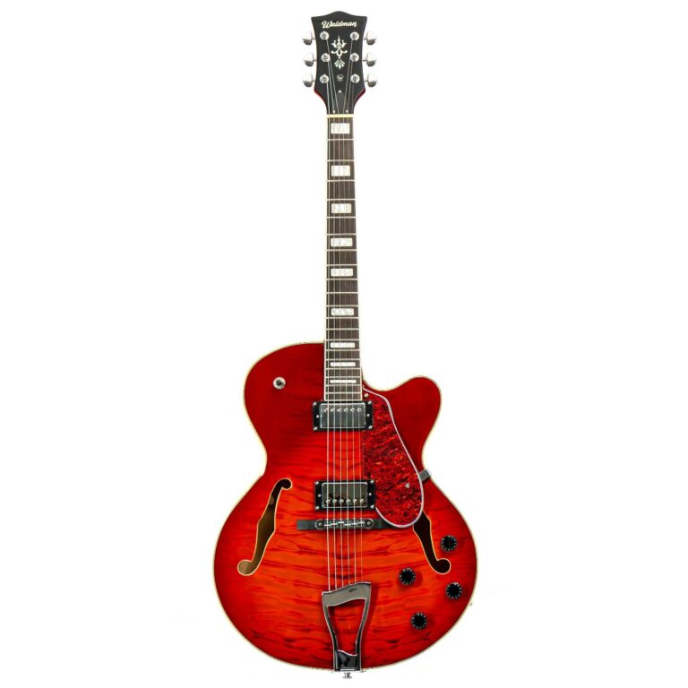 Guitarra Waldman GHJ220Q HB | Full Hollow | Honey Burst