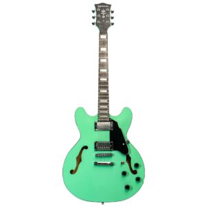 Guitarra Waldman GHO110 GN | Semi Hollow | Green