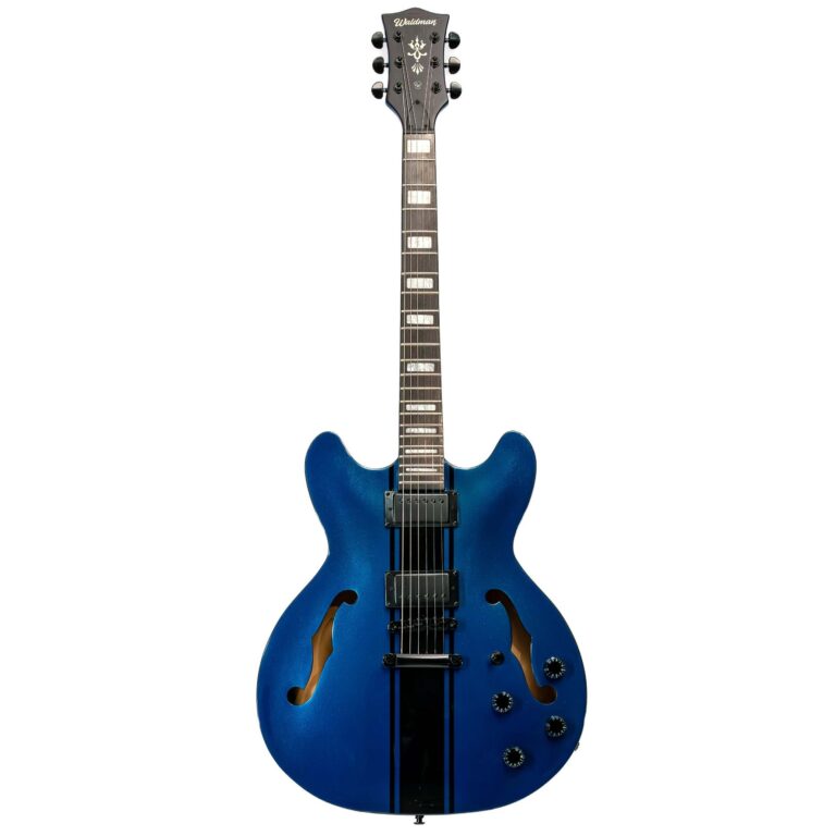 Guitarra Waldman GHO220S MLB | Semi Hollow | Metallic Blue