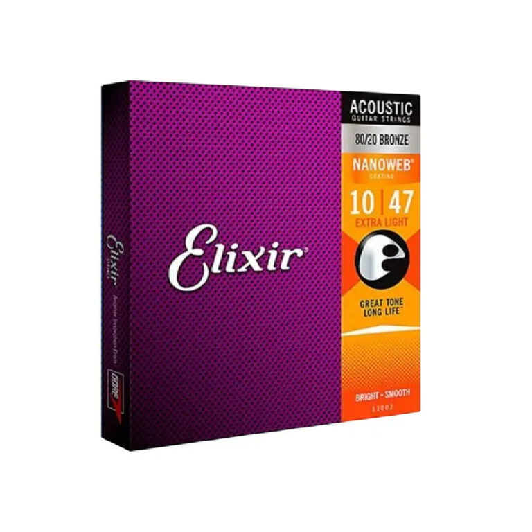 Enc. Elixir Nanoweb Extra Light 11002 | 010 | Violão