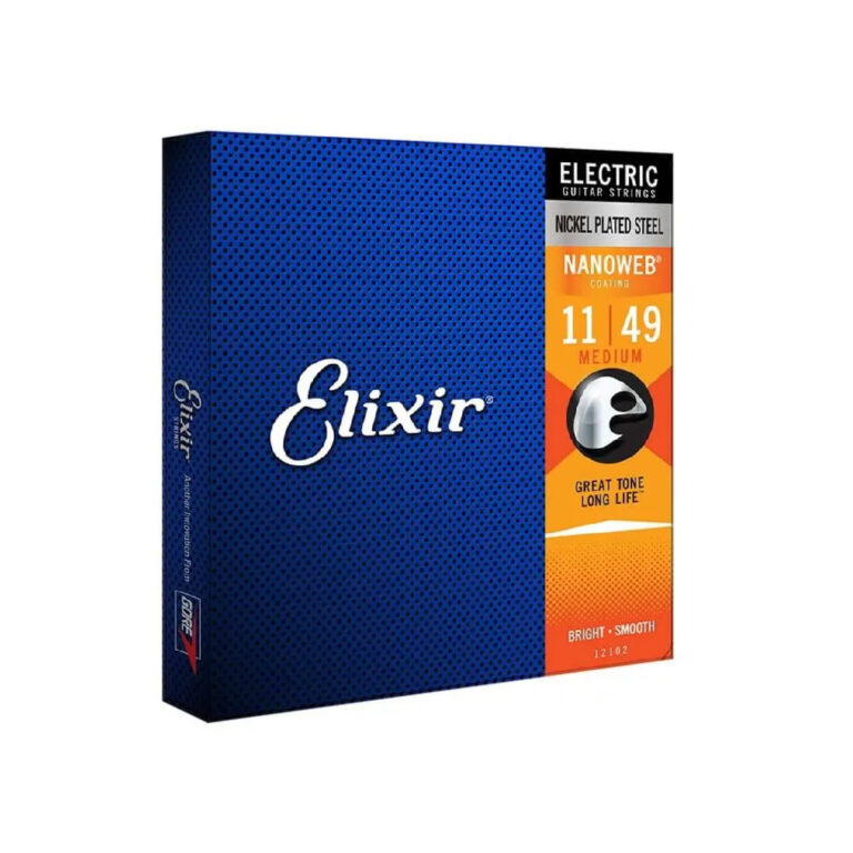 Encordoamento Elixir Nanoweb Medium 12102 | 011 | Guitarra