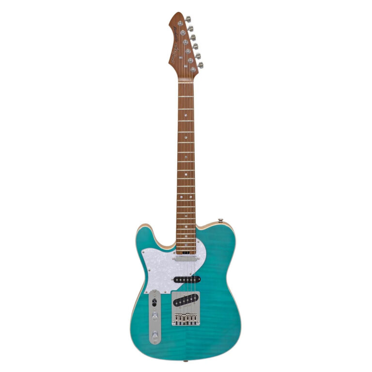 Guitarra Aria Pro 2 615-MK2 LH TQBL | Canhota | Turquoise BL