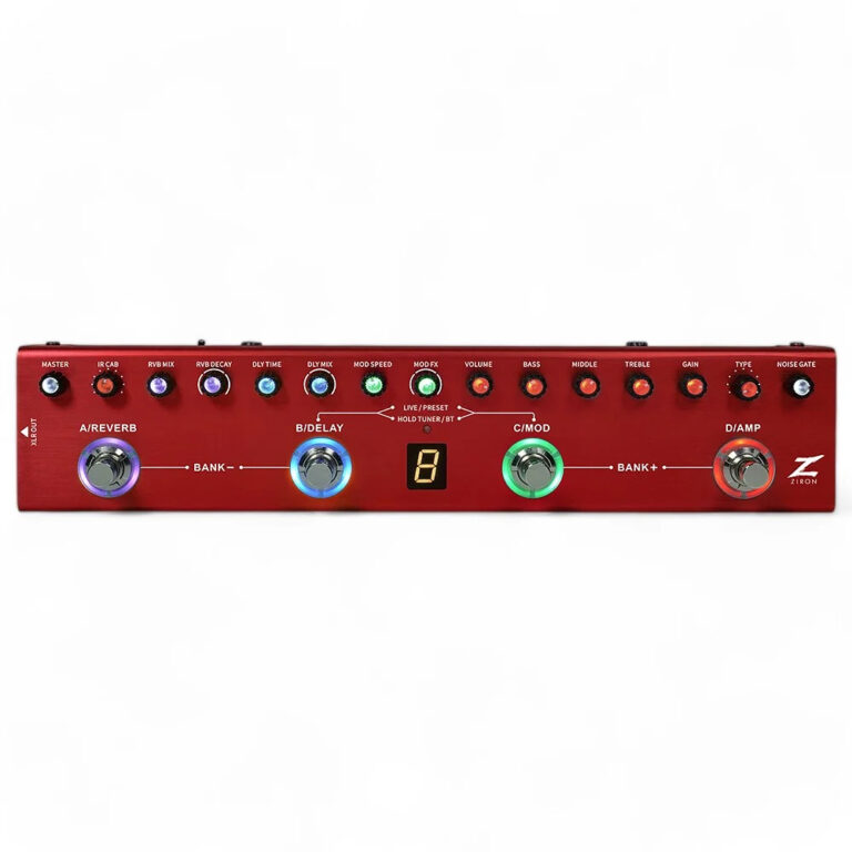 Pedaleira Ziron STATION-G | Multi Efeitos | Para Guitarra