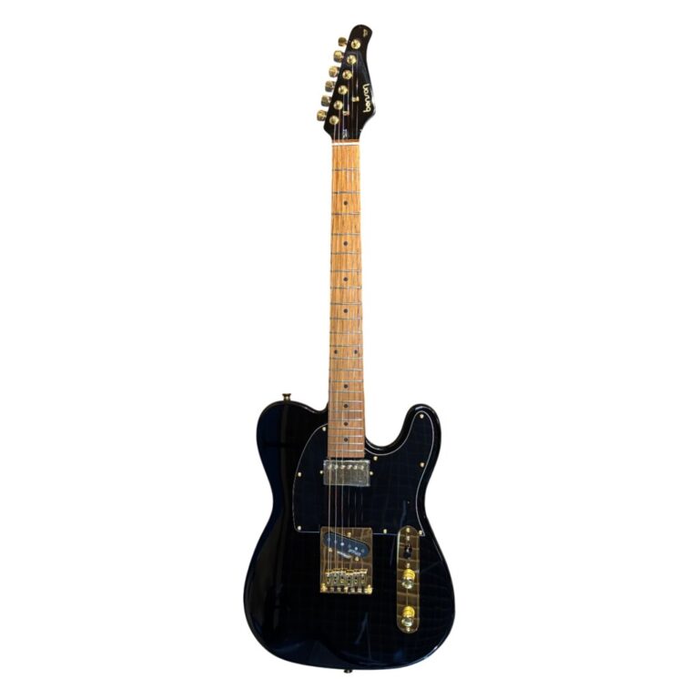 Guitarra Benson Hardy 905 BK/BK MH GOLD | Tele | HS | Bag