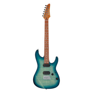 Guitarra Ibanez AZ24S1F TXB | Transparent Turquoise Burst