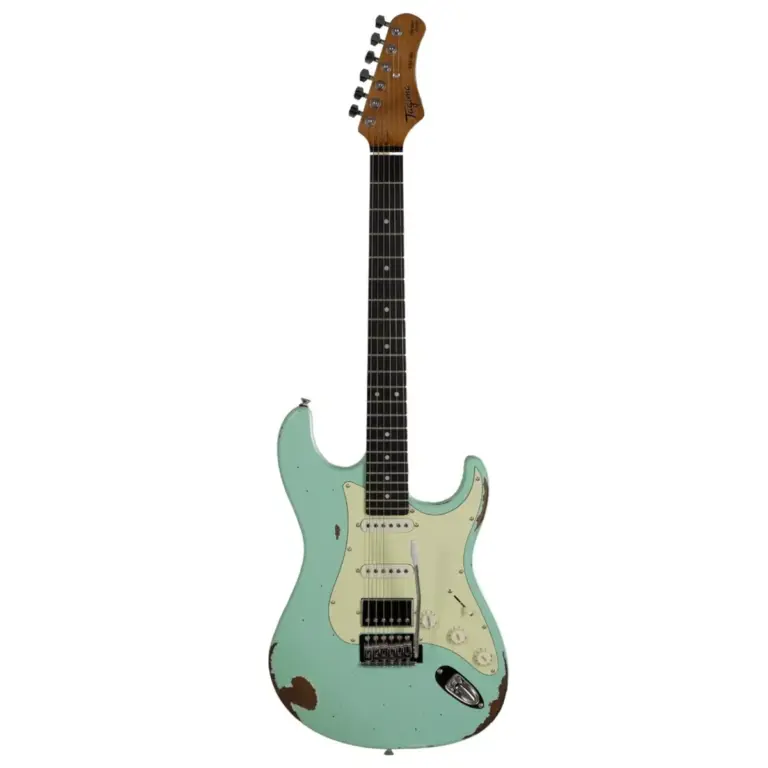 Guitarra Tagima TGA-580 SG | HSS | Relic | Surf Green