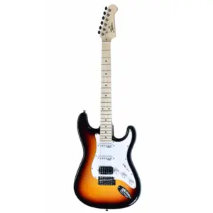 Guitarra Shelter SSW 3TS | Escudo Branco | 3-Tone Sunburst