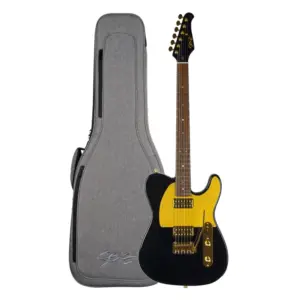 Guitarra Seizi Vintage Bonsai Black Gold | Capa