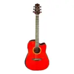 Violão Waldman DCEX-1841 RD | Abadia | Folk | EQ | Red