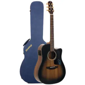 Violão Strinberg DD6SC KOA Diamond | Folk | EQ | Black Burst