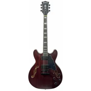 Guitarra Waldman GHO100 RDM | Semi Hollow | Red Matte