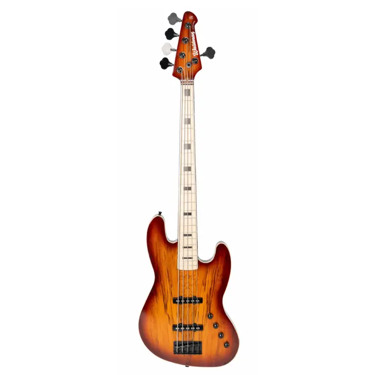 Baixo Waldman GJJF455A SPSB | JJ | 5C | Spalted Sunburst