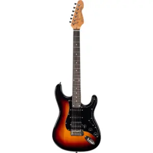 Guitarra Michael Vangard GMV300 DSB | HSS | Dark Sunburst