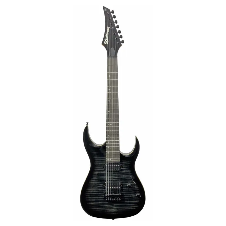 Guitarra Waldman WGAR227F BK | 7 Cordas | LFR | Black