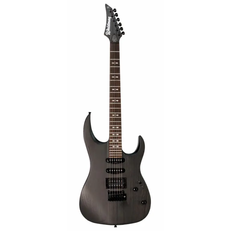 Guitarra Waldman WINT540 SBK | HSS | Neck-Thru | Satin Black