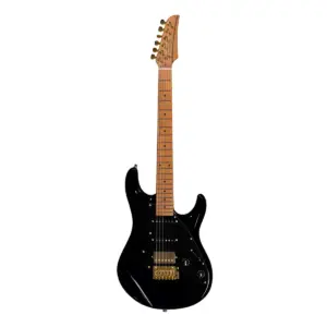 Guitarra Seizi Katana Ghost Black Gold | HSS | Bag