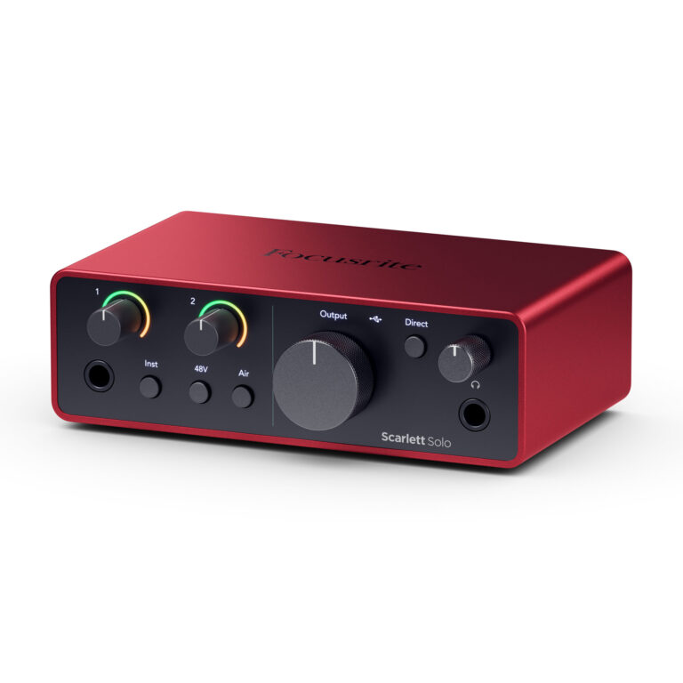 Interface Focusrite Scarlett SOLO (4TH GEN) | 1 In x 1 Out