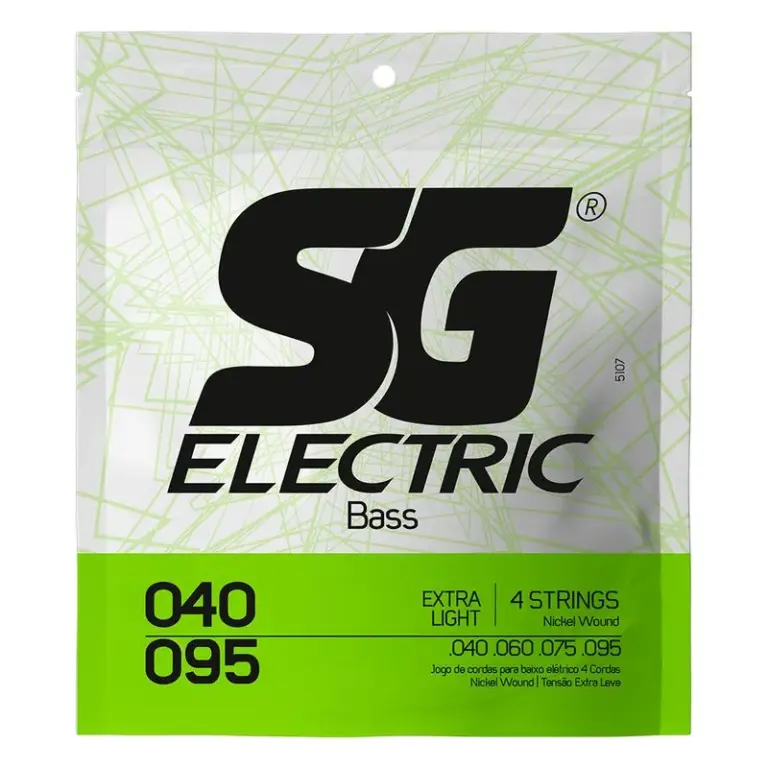 Encordoamento SG 040 4C | Baixo | 4 Cordas | 0.040 - 0.095