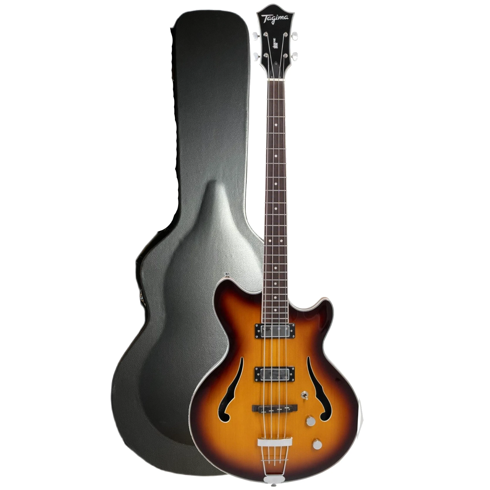 Baixo Tagima Ekosonic Bass SB | Semi Acústico | Sunburst