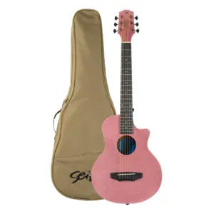 Violão Seizi Fun Panda Rose Gold Sparkle | Aço | Acústico