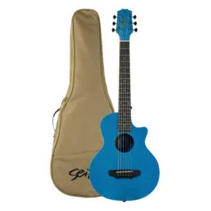 Violão Seizi Fun Panda Royal Blue Sparkle | Aço | Acústico