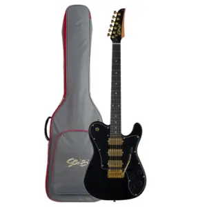 Guitarra Seizi Katana Kabuto Trinity Black Gold