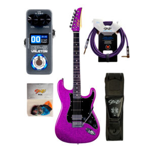 Kit Guitarra Seizi Fun Katana Musashi HSS PH Dark Purple Sparkle